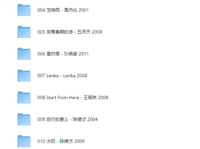 豆瓣音乐TOP榜 数千首（无损音乐）